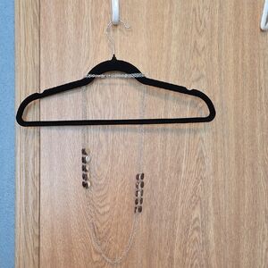 J. Jill Silver and Brown Layered Necklace